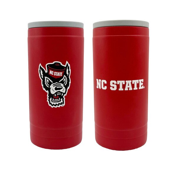 Slim Can Stainless Steel Coolie - Red